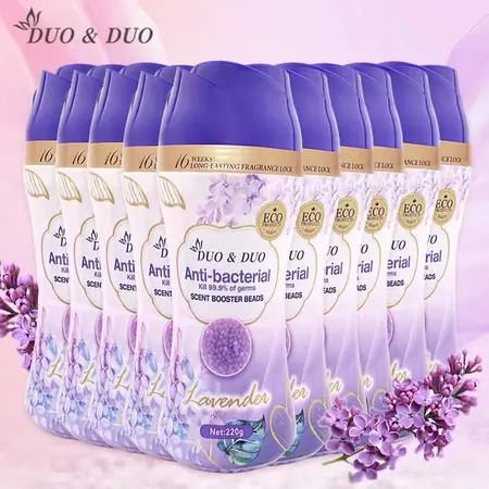 DUODUO 10 bottles of Scent Booster Beads Lavender - 220g