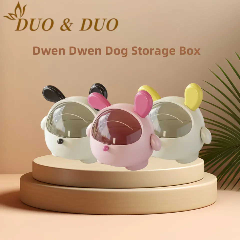 DuoDuo Laundry Capsule Storage Box (1 Empty Box  Yellow)