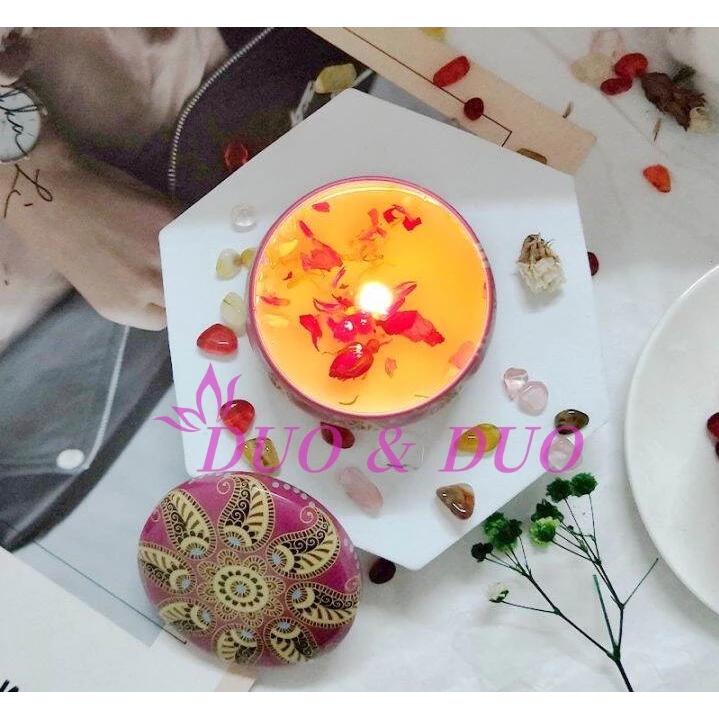 DuoDuo Scented candle air purification, Good for different Parties - Lasting 12 hours (100 Pcs. Fig)