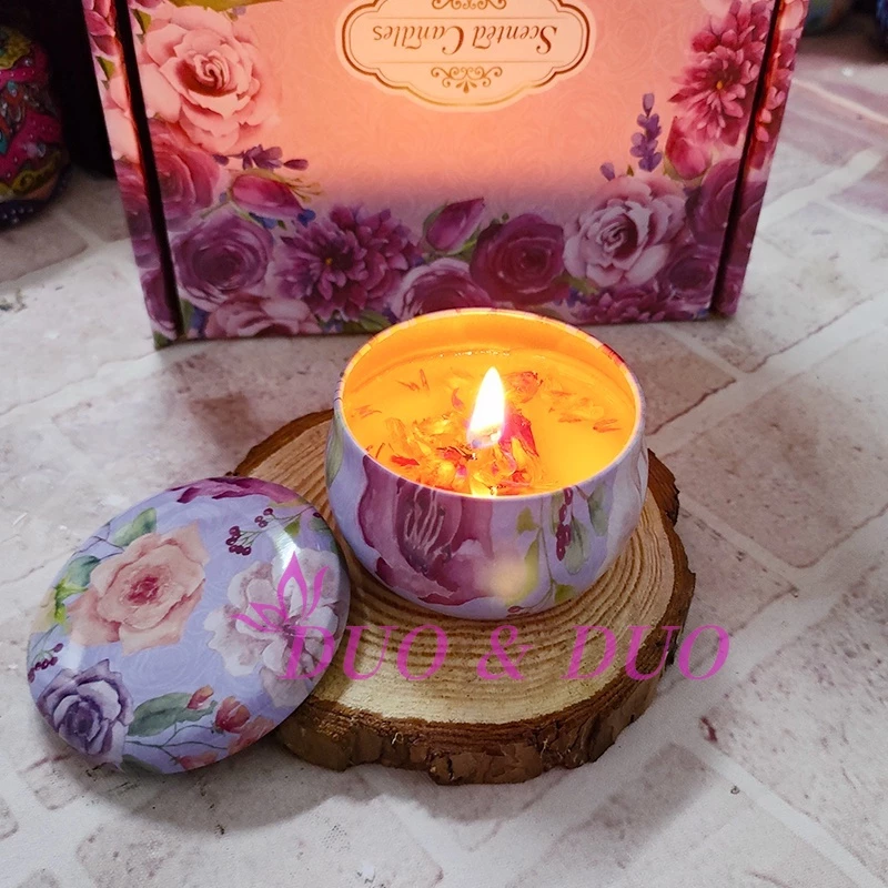DuoDuo Scented candle air purification, Good for different Parties - Lasting 12 hours