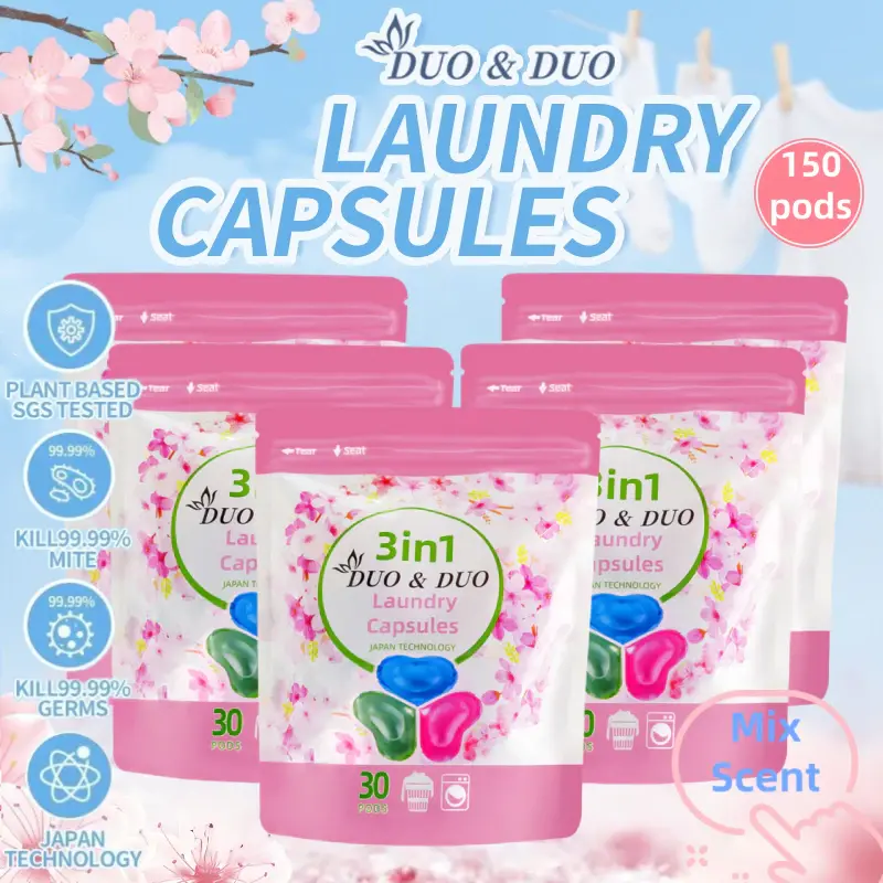 DuoDuo Plant Based Singapore SGS tested Bundle of 5 Packets  Mix Scent